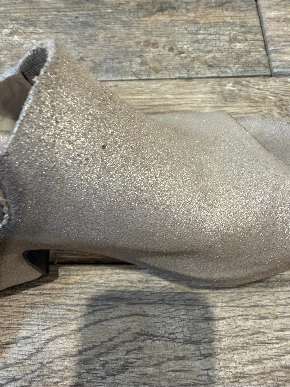 Naked Feet Corinth 2 silver leather mules Women’s size 7.5
